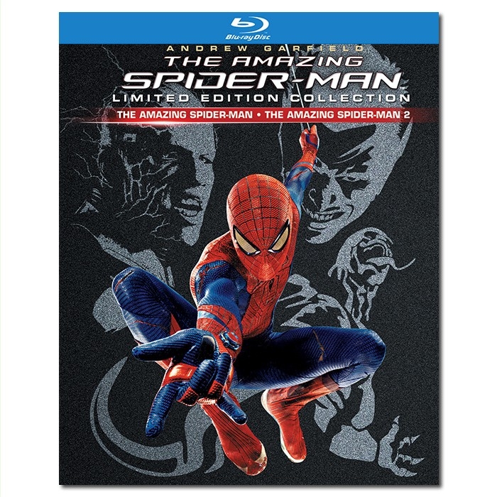 SJ-5939A 超凡蜘蛛侠/The Amazing Spider-Man 1+2/BD25×2:安德鲁 加菲尔德/艾玛 斯通/幕后花絮/中文导评/附国配/漫威超级英雄系列