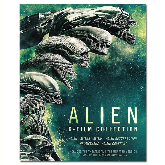 SJBD 异形/异形杀手/Alien 1-4+异形前传:普罗米修斯+异形:契约+异形:夺命舰/BD25×9:幕后花絮/中文评论/附国配
