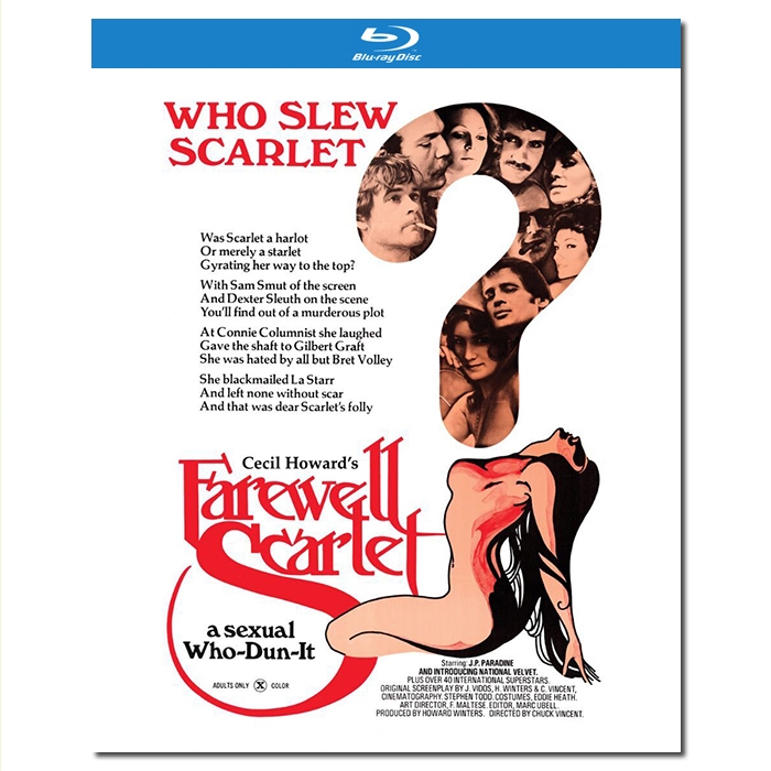SJ-12786A 再见,红颜血泪/Farewell Scarlet 1975/BD25:J P 帕拉丁/特丽 藿尔/金 波普/Vinegar Syndrome邪典情色系列