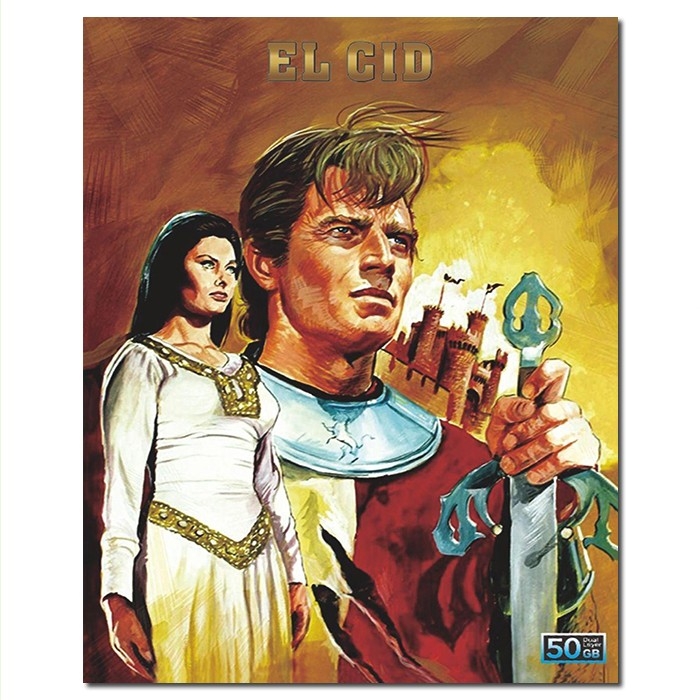SJ-51509A 万世英雄/锡德/西德传/圣剑/El Cid 1961/BD50:安东尼 曼执导/查尔登 海斯顿/索菲娅 罗兰/幕后花絮
