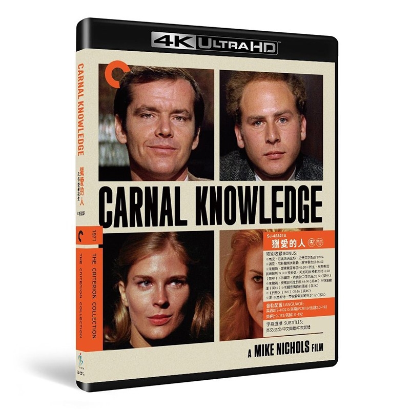 SJ-42321A 迈克 尼科尔斯:爱毕欲生/猎爱的人/肉欲知识/Carnal Knowledge 1971/精装4KUHD/BD25:CC版/杰克 尼科尔森/坎迪斯 伯根/安 玛格丽特/幕后花絮