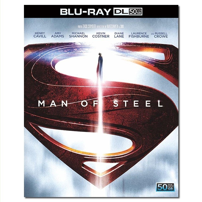 SJ-51519A 超人:钢铁之躯/Man of Steel 2013/BD50+BD25:扎克 施奈德执导/亨利 卡维尔/艾米 亚当斯/迈克尔 珊农/凯文 科斯特纳/戴安 琳恩/罗素 克劳/幕后花絮/附国配/DC超级英雄系列